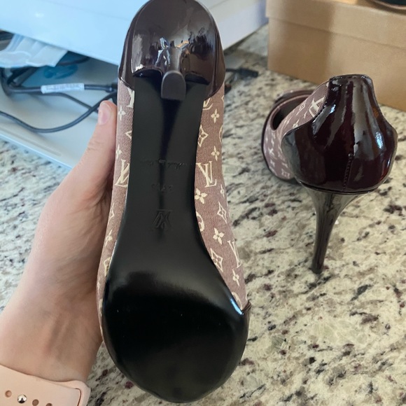 Louis Vuitton Vintage Peep Toe Heel - Picture 2 of 6